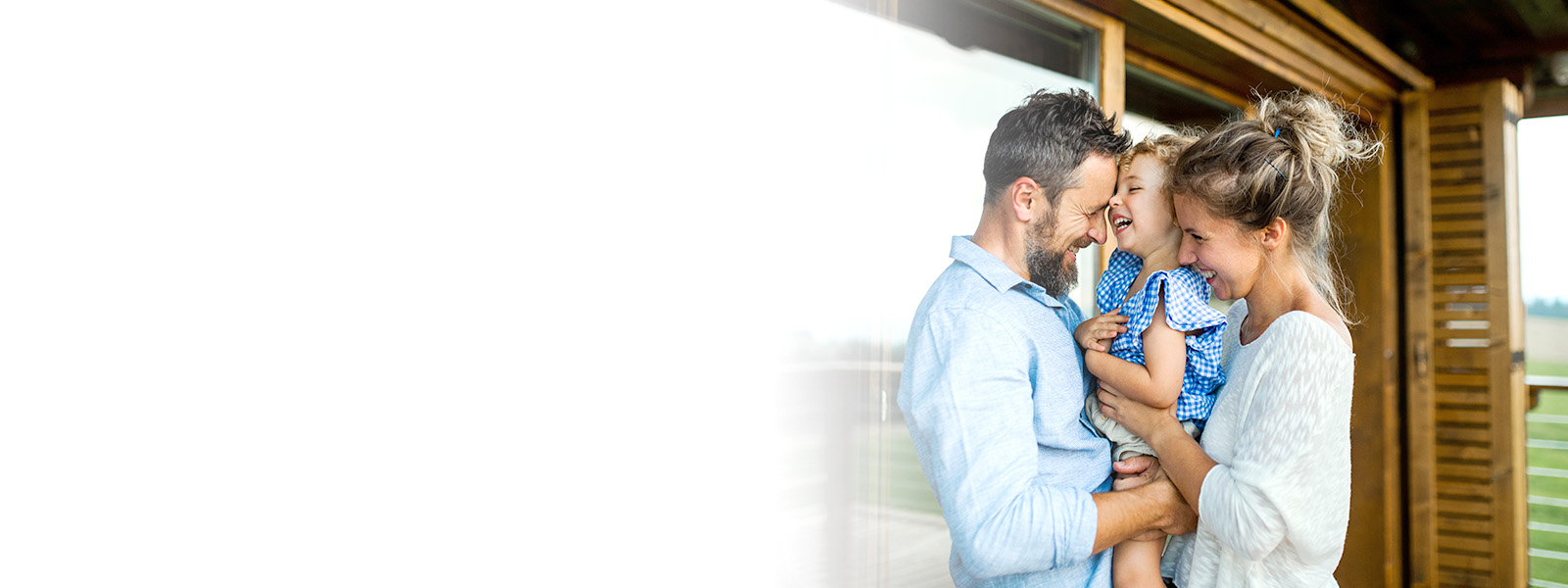 Happy family together